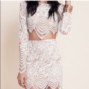 Love and Lemons Guava Skirt