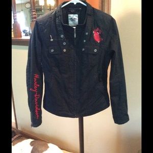 Harley Davidson riding jacket. Cool!