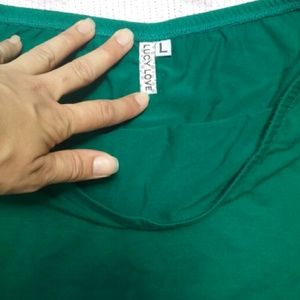 Lucy love green skirt