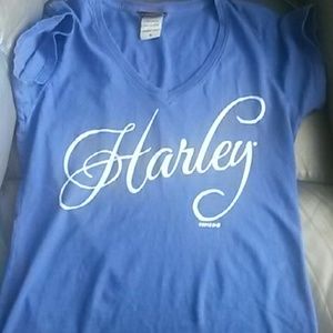 Harley Davidson royal blue t-shirt