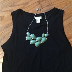 Mint statement necklace