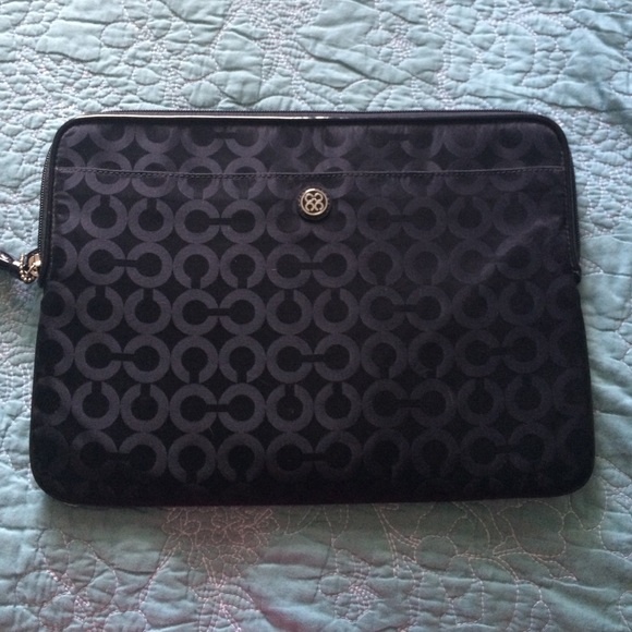 Coach laptop case