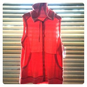 Sleeveless Zipper Sweater