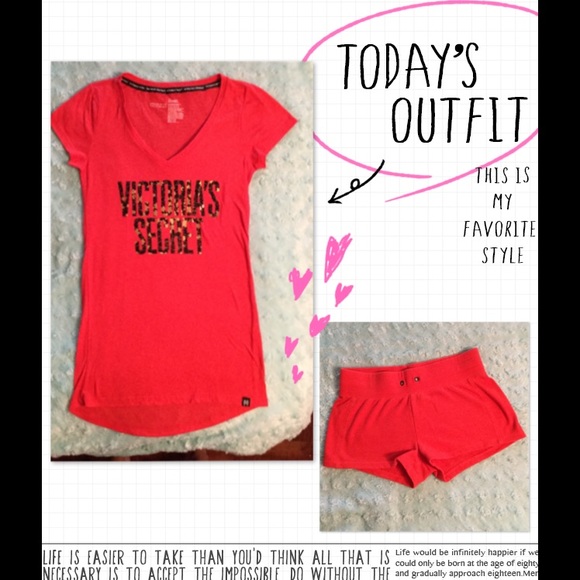 Victoria's Secret Orange Top ONLY Sz S