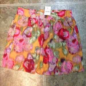 JCrew Floral New skirt