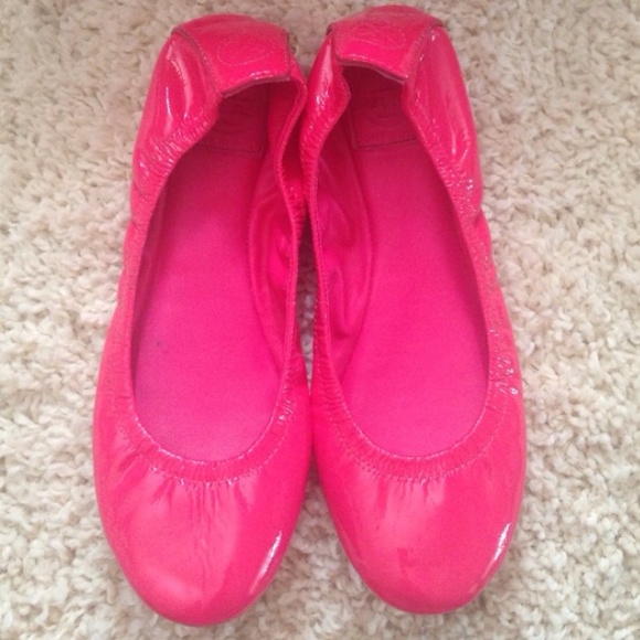 SOLD! 🚫 Pink Tory Burch Eddie Flats - Picture 3 of 4