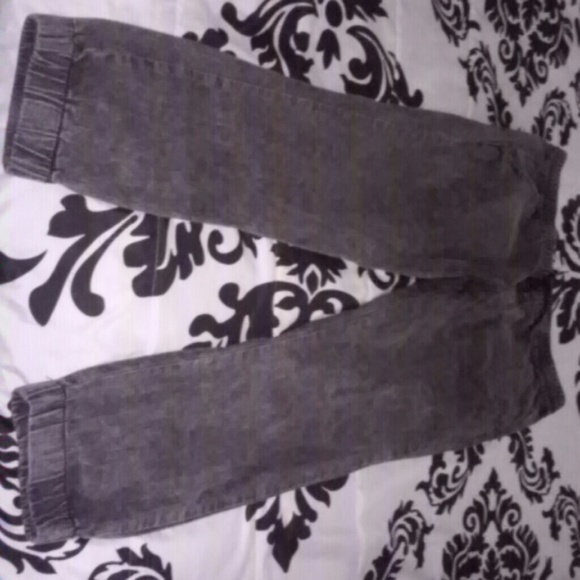 Grey jean joggers