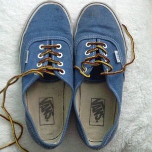 Light blue Vans