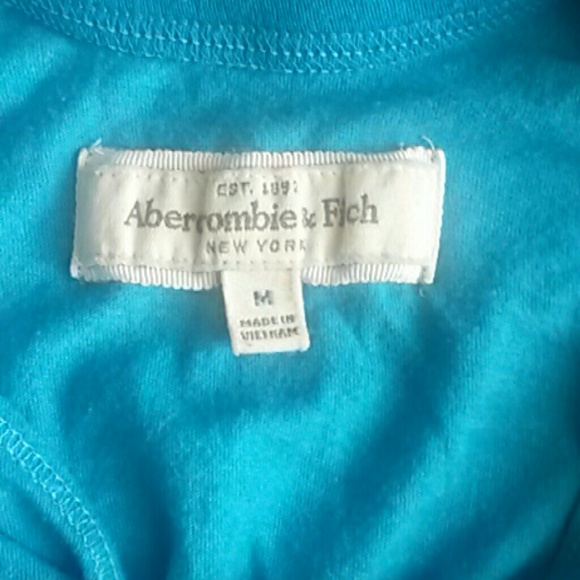 Turquoise Summer shirt with tie detail on the back - Picture 2 of 4