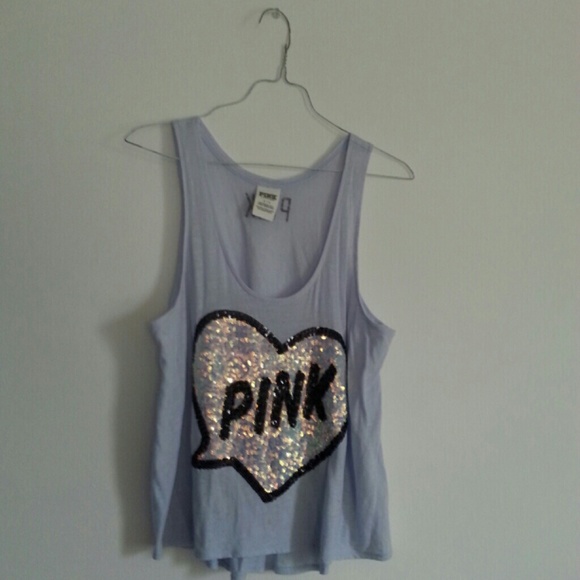 Purple PINK Tank Top.