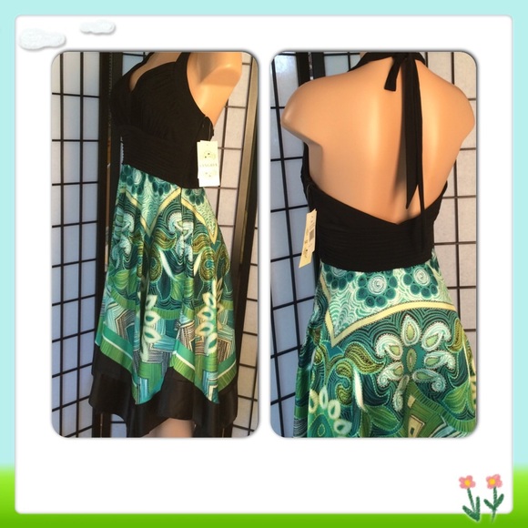 SCARF DRESS WITH SIDE ZIP - Picture 2 of 2