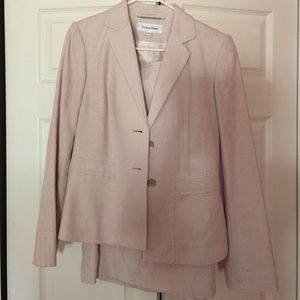 Calvin Klein skirt suit