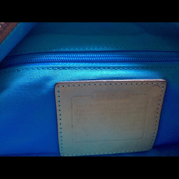 Coach Denim Signature Handbag - Picture 2 of 3