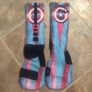 Nike elite Captain America socks