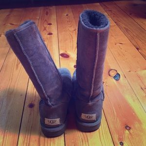 Chocolate brown tall UGG boots