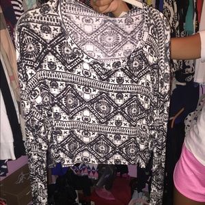 Aztec crop top