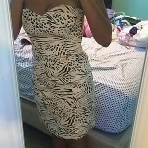 Animal print dress