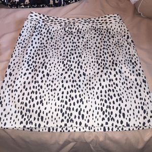 Banana Republic White & Black Pencil Skirt Size 14