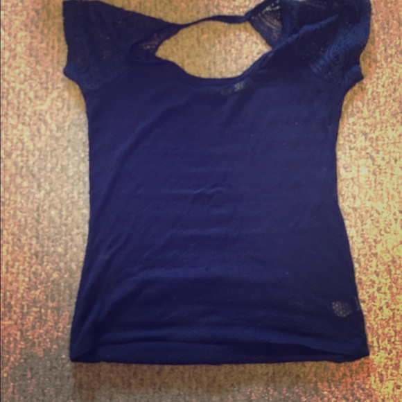Navy blue blouse