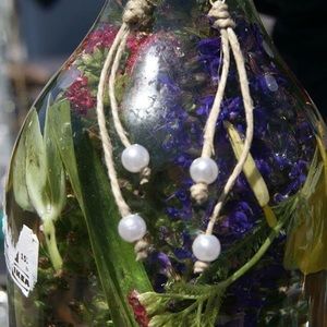 Boho drop pearls