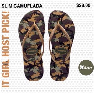 🌴 HOST PICK 08/01/15 🌴 BNWT camouflage Havaianas