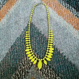 Ann Taylor neon statement necklace