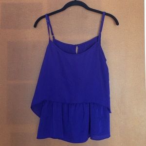 Cobalt blue top
