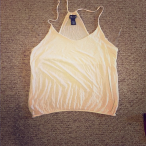 Cream tank top