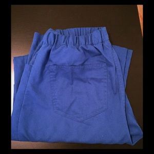 Women's Small, Royal blue scrub pants