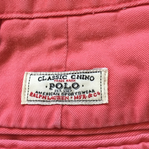 Polo by Ralph Lauren coral men's shorts size 42 - Picture 4 of 4