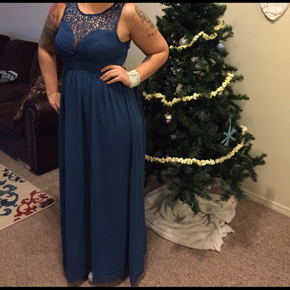 Blue dress