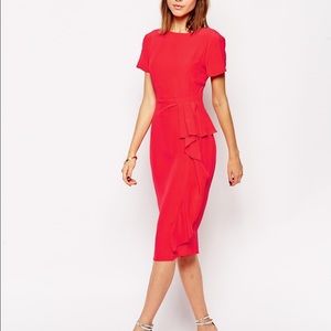 ASOS RED DRESS