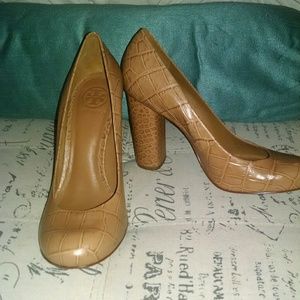 Tory Burch Beautiful "Croc" Heels!!!!