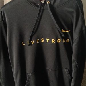 Men's 2XL Black Nike Livestrong Sweatshirt