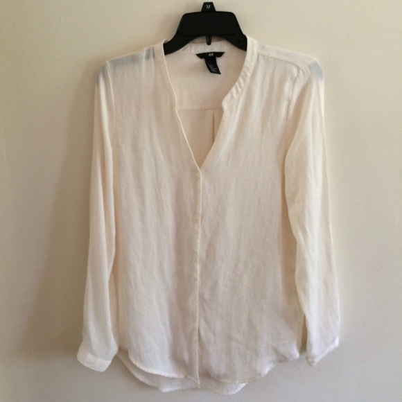 Cream H&M blouse