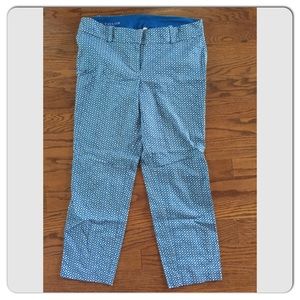 Ann Taylor Carnegie crop pants size 8