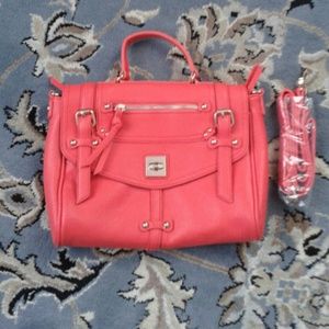 **RESERVED**JustFab dark coral handbag