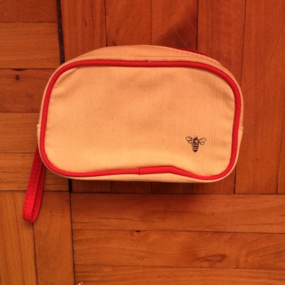 Burt's Bees travel makeup bag