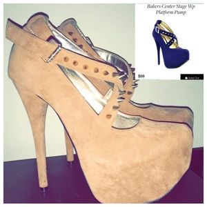 Platform pump shoes size 7