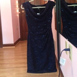 NWT Ralph Lauren Sparkly Form Fitting Dress