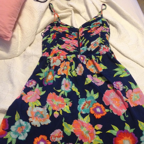 Roxy tropical print dress