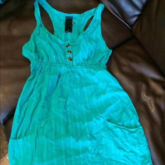 Lost sea foam green dress