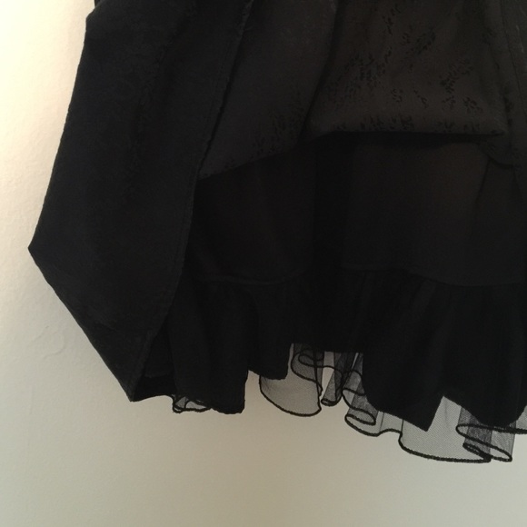 Knee Length Black Dress - Picture 3 of 4