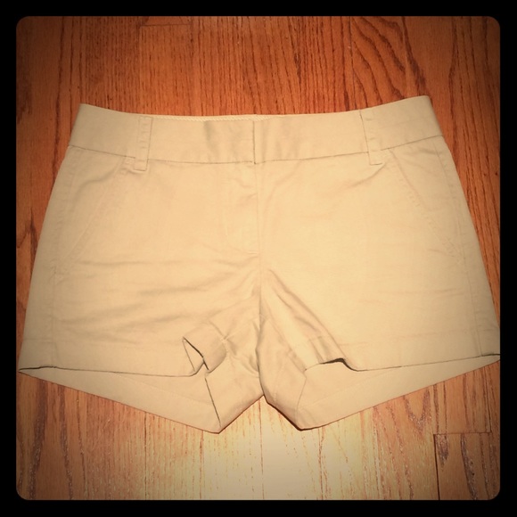 J Crew Stone Colored 3" Chino Shorts