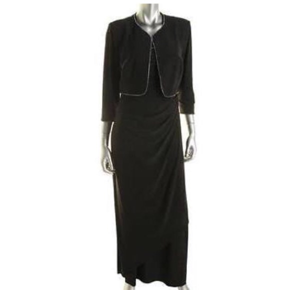 Formal full length dress.