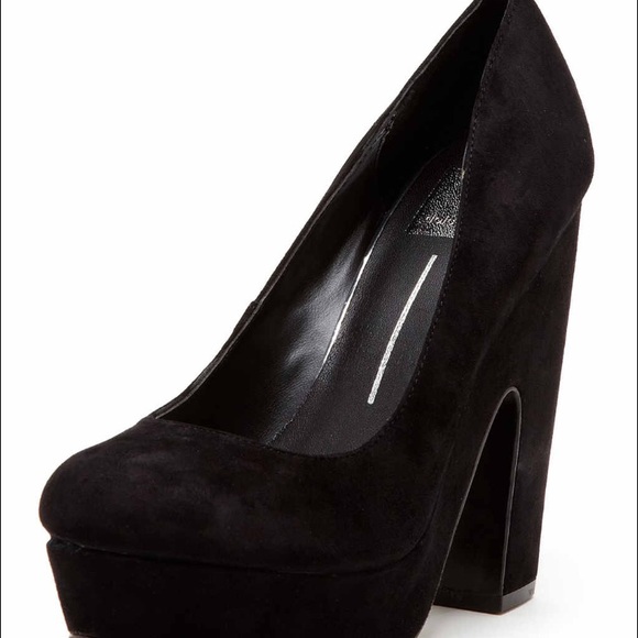 Dolce vita black suede heel