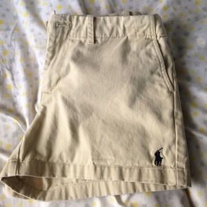 Khaki Polo Shorts