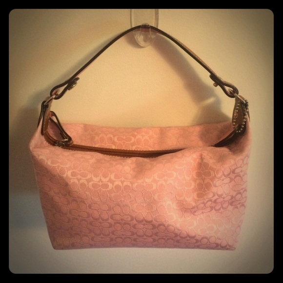 Small pink Coach purse