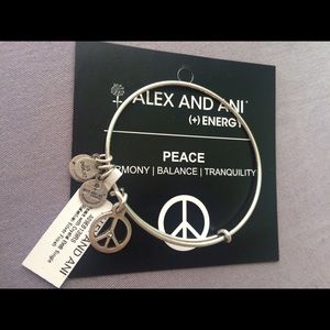 Alex and Ani peace bracelet