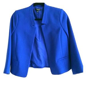 Ann Taylor Electric Blue Jacket 4 Petite